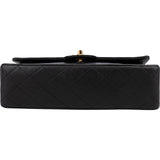 Chanel Quilted Lambskin 24K Gold Medium Double Flap Shoulder Bag
