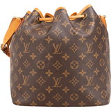 Louis Vuitton Monogram Canvas Sac Noé Petit Shoulder Bag