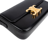 Celine Shiny Smooth Calfskin Teen Triomphe Small Shoulder Bag