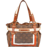 Louis Vuitton Limited Monogram Tussue Rayures Handbag