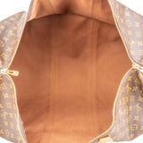 Louis Vuitton Monogram Canvas Keepall 60 Bandoulière Travel Bag
