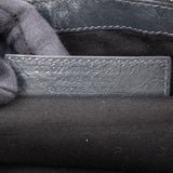 Balenciaga Grey Arena Leather Classic City Clip Clutch
