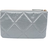 Chanel 19 Quilted Satin Chanel Pouch Accessoires Clutch