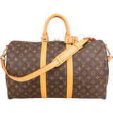 Louis Vuitton Monogram Canvas Keepall 45 Bandoulière Travel Bag