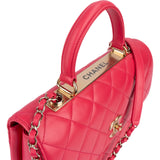 Chanel Quilted Lambskin Trendy CC Top Handle Handbag