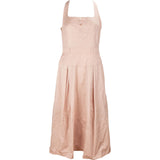 Hermès Blue Cotton Sleeveless Button Dress (FR38 / DE36)