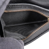 Gucci Black Quilted Leather GG Marmont Flap Wallet