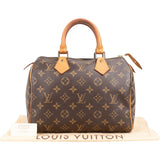 Louis Vuitton Monogram Canvas Speedy 25 Handbag