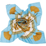 Hermès Fêtes et Combats Silk Carre 90 Scarf Tuch