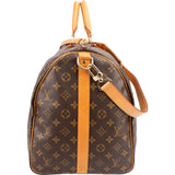 Louis Vuitton Monogram Canvas Keepall 55 Bandoulière Travel Bag