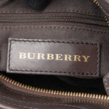 Burberry Nova-Check Monogram Equestrian Knight Shoulder Bag