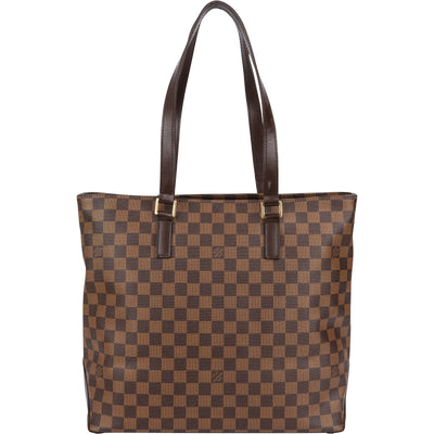 Louis Vuitton Monogram Damier Ebene Cabas Mezzo Shoulder Bag