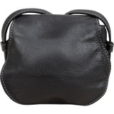 Chloé Grained Calfskin Small Marcie Saddle Crossbody Bag