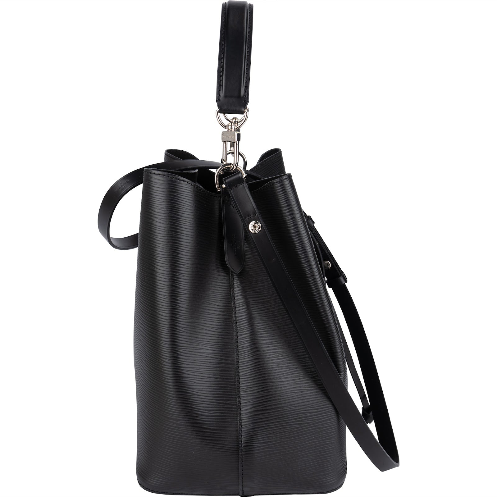 Louis Vuitton Noir Epi Leather NéoNoé Crossbody Bag - vintageandkickz