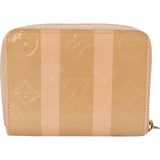 Louis Vuitton Monogram Vernis Rayures Striped Zippy Coin Wallet