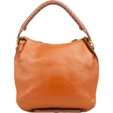 Chloé Grained Leather Marcie Saddle Hobo Shoulder Bag