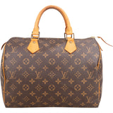 Louis Vuitton Monogram Canvas Speedy 30 Handbag