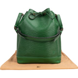 Louis Vuitton Green Epi Leather Sac Noé Grande Shoulder Bag