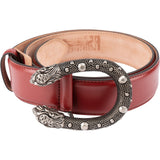 Gucci Red Leather Dionysus Buckle Belt (85 / 34)