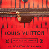 Louis Vuitton Monogram Damier Ebene Canvas Neverfull MM Shoulder Bag