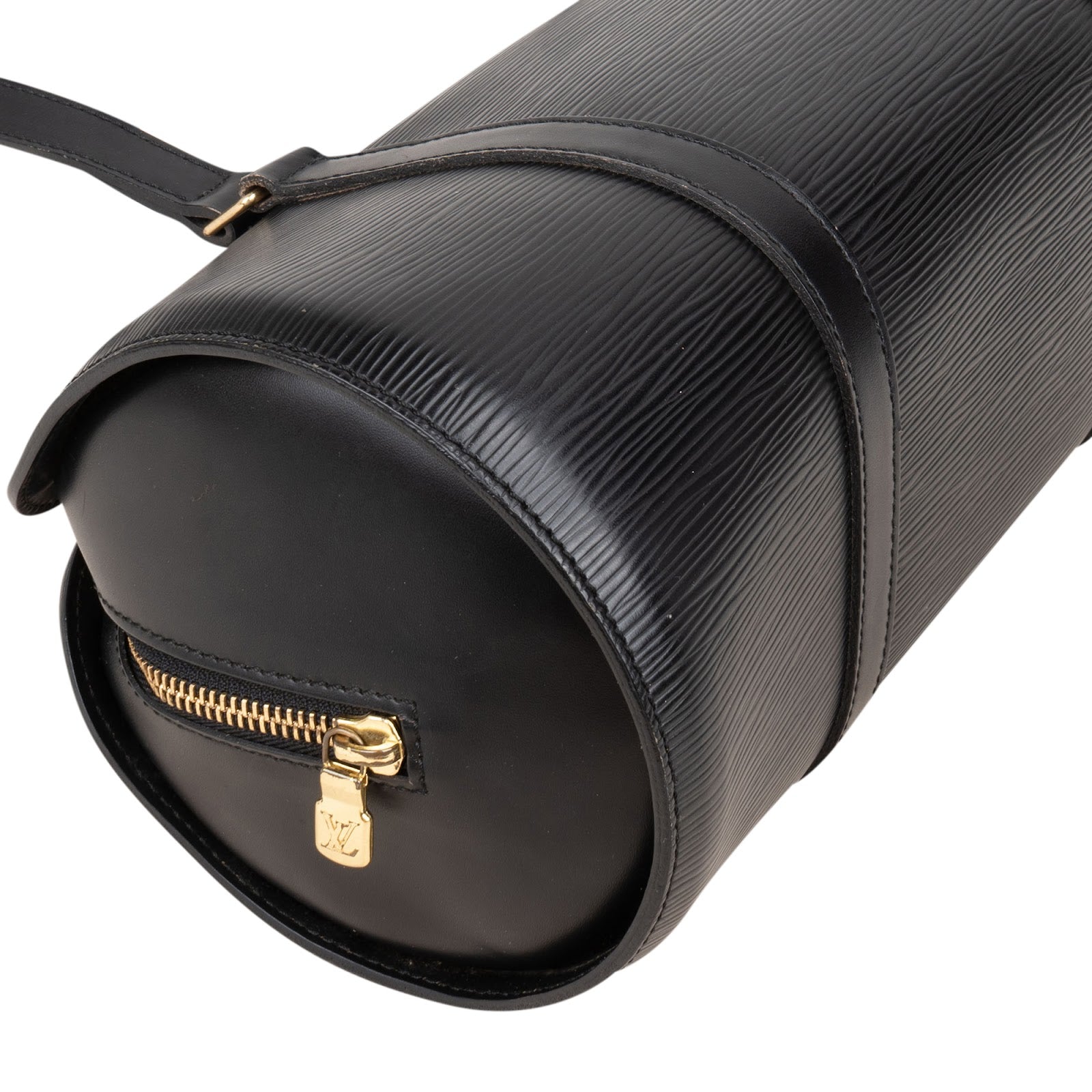 Louis Vuitton Noir Epi Leather Soufflot Handbag - vintageandkickz