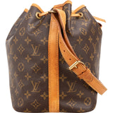 Louis Vuitton Monogram Canvas Sac Noé Petit Shoulder Bag