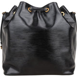 Louis Vuitton Noir Epi Leather Sac Noé Petit Shoulder Bag