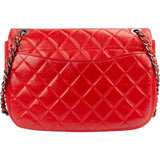 Chanel Quilted Aged Calfskin Paris - Salzburg Single Flap Crossbody Bag