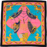 Hermès Regate Silk Carre 90 Scarf Tuch
