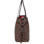 Louis Vuitton Monogram Damier Ebene Neverfull MM Shoulder Bag - vintageandkickz