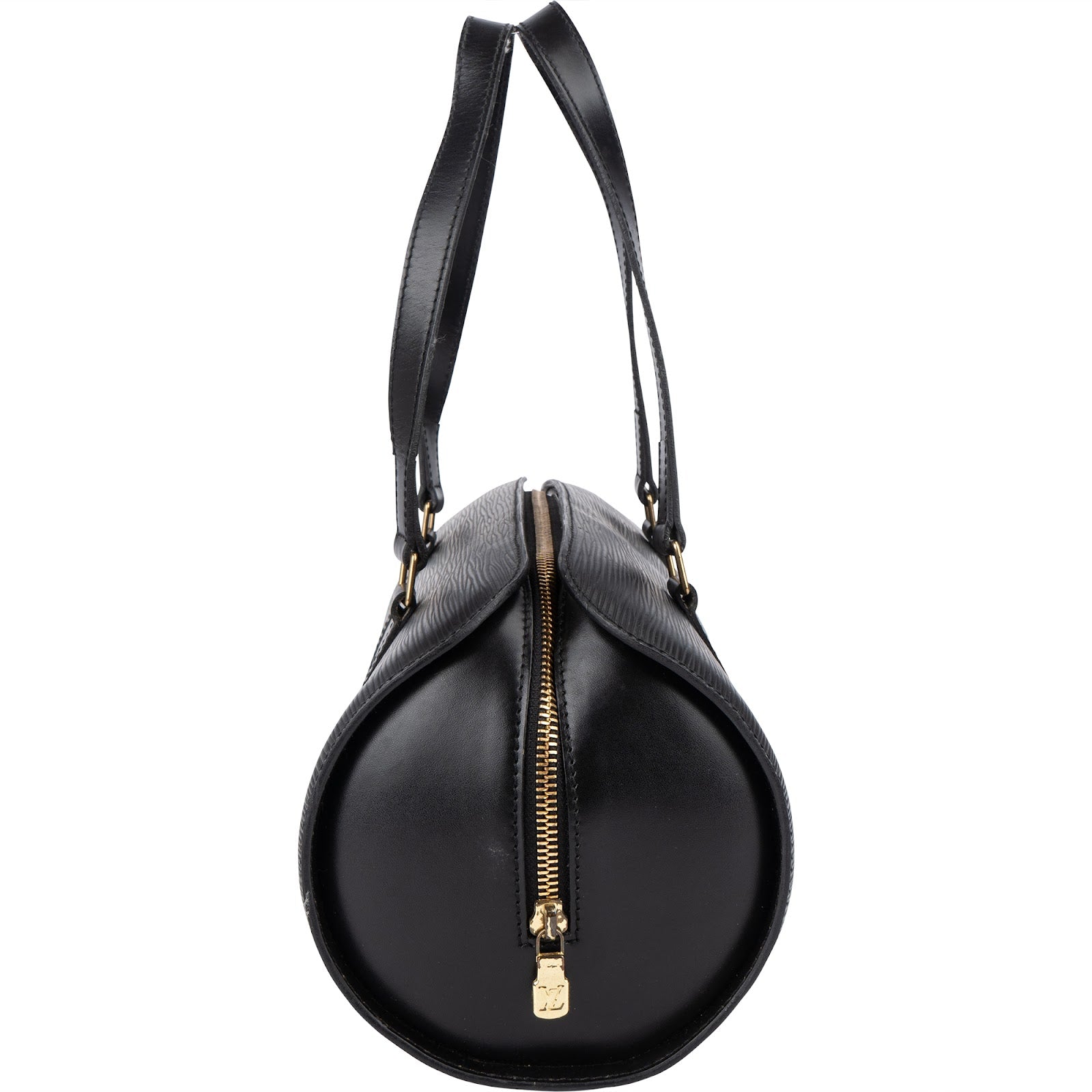 Louis Vuitton Noir Epi Leather Soufflot Handbag - vintageandkickz