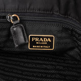 Prada Nylon and Leather Chain Tote Shoulder Bag - vintageandkickz