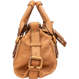 Chloé Grained Leather Small Paddington Shoulder Handbag