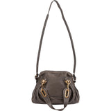 Chloé Pebbled Leather Small Paraty Shoulder Handbag