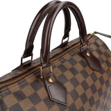 Louis Vuitton Monogram Damier Ebene Speedy 30 Handbag