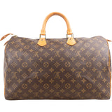 Louis Vuitton Monogram Canvas Speedy 40 Handbag