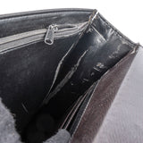 Dunhill Black Leather Briefcase Handbag