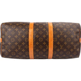 Louis Vuitton Monogram Canvas Keepall 50 Bandoulière Travel Bag