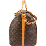 Louis Vuitton Monogram Canvas Keepall 60 Bandoulière Travel Bag