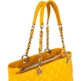 Chanel Quilted Caviar Leather Maxi Grand Shopping CC Tote Shoulder Bag