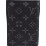 Louis Vuitton Monogram Eclipse Canvas Passport Cover Card Holder