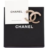 Chanel Enameled CC Brooch