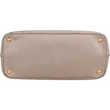 Prada Grey Saffiano Leather Galleria Handbag