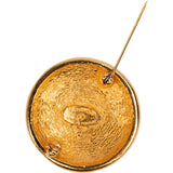 Chanel Golden CC Sunburst Brooch