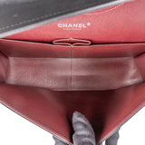 Chanel Quilted Lambskin Palladium Jumbo Double Flap Crossbody Bag