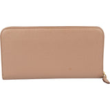 Prada Beige Saffiano Leather Zip Around Wallet