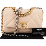 Chanel 19 Quilted Lambskin Single Flap Crossbody Bag