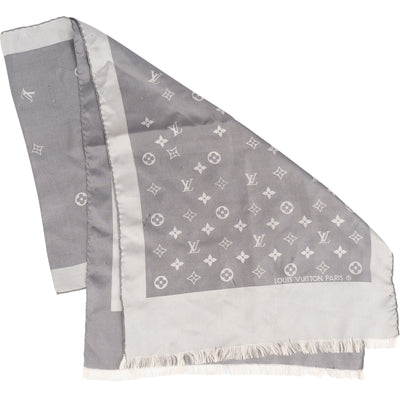 Louis Vuitton Schal Silk Monogram Scarf Tuch - vintageandkickz