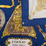 Hermès Etriers Silk Carre 90 Scarf Tuch
