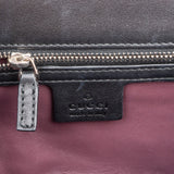 Gucci Black Leather Pony Hair New Bamboo Top Handle Crossbody Bag